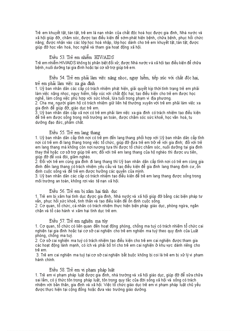 image for page Luật bảo vệ chăm sóc giáo dục trẻ em