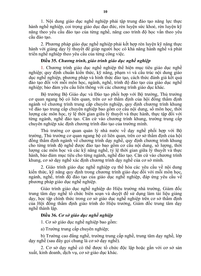 image for page Luật gi&#225;o dục 2005