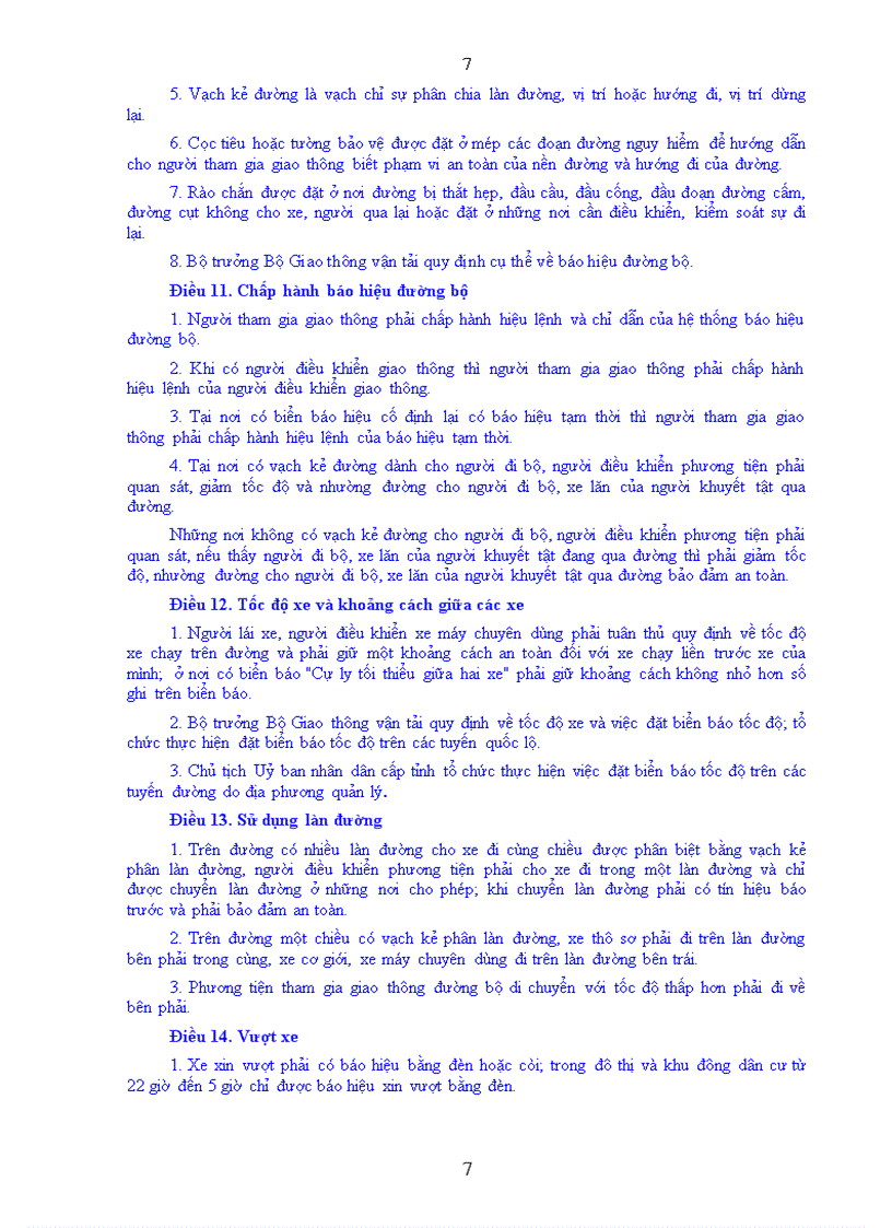 image for page Luật giao thông đuờng bộ