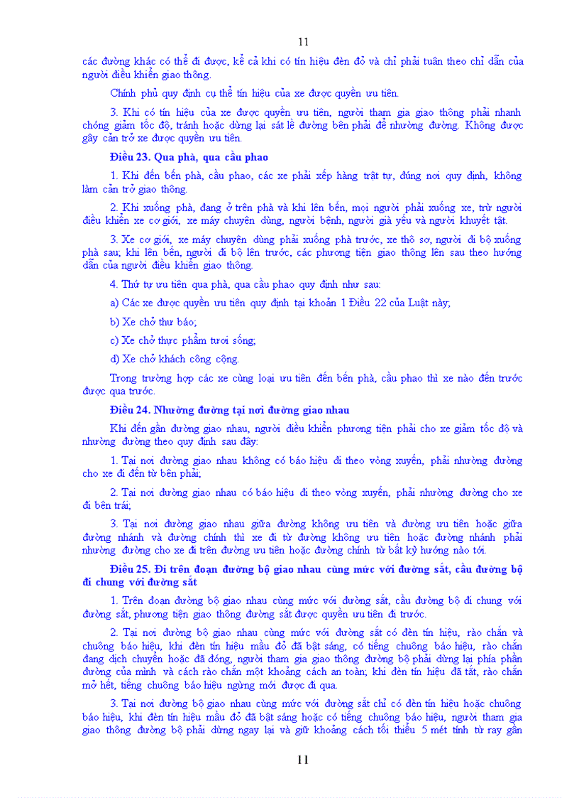 image for page Luật giao thông đuờng bộ