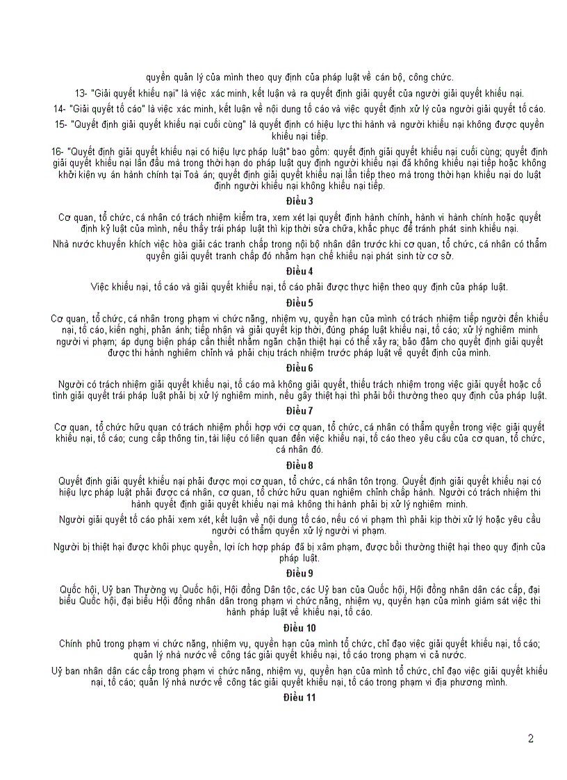 image for page Luật Khiếu nại Tố cáo