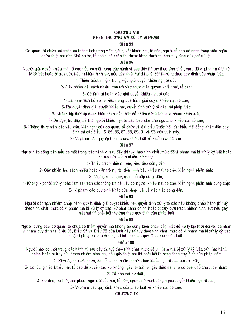 image for page Luật Khiếu nại Tố cáo