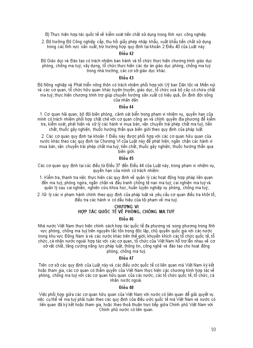 image for page Luật phòng chống Ma túy