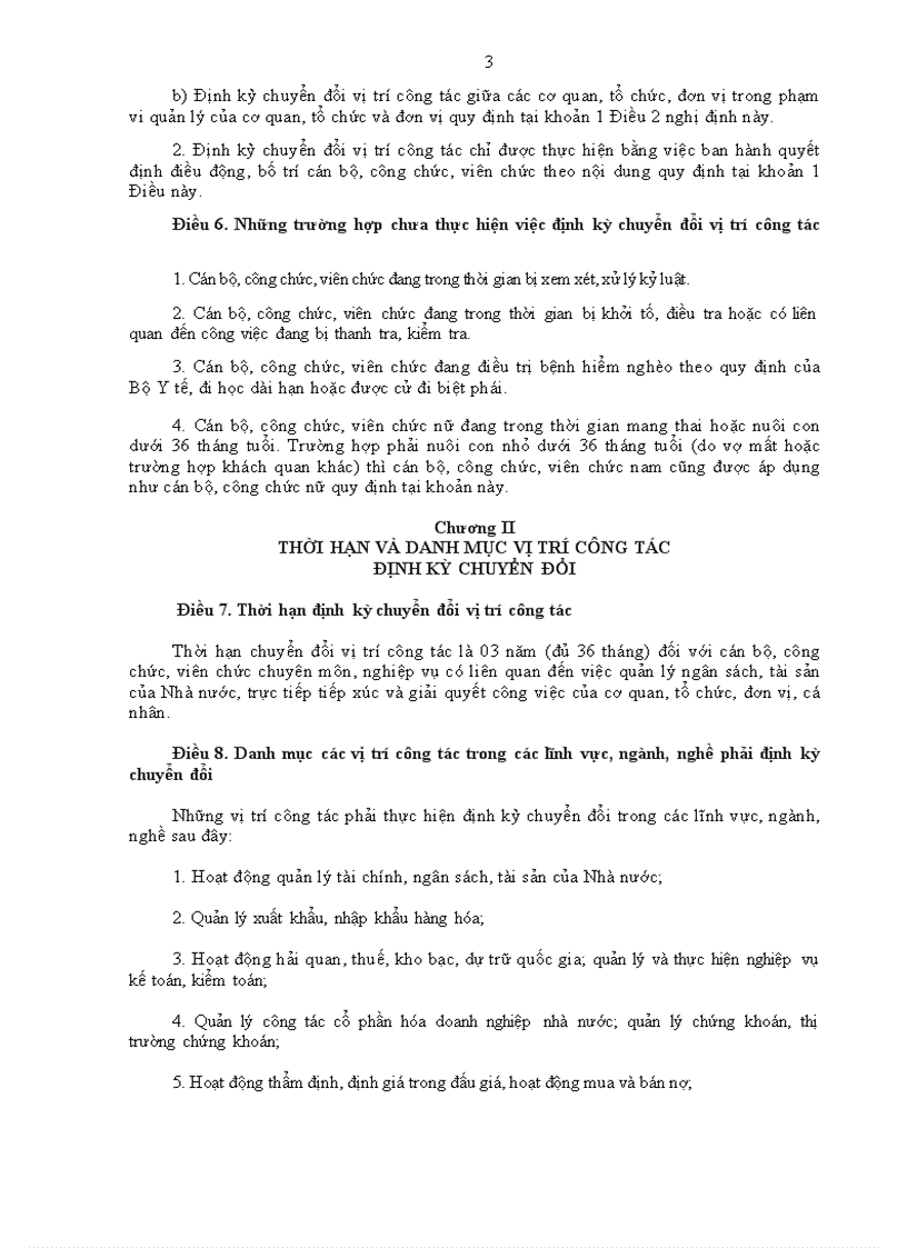 image for page NĐ 158 về danh mục vị trí công tác