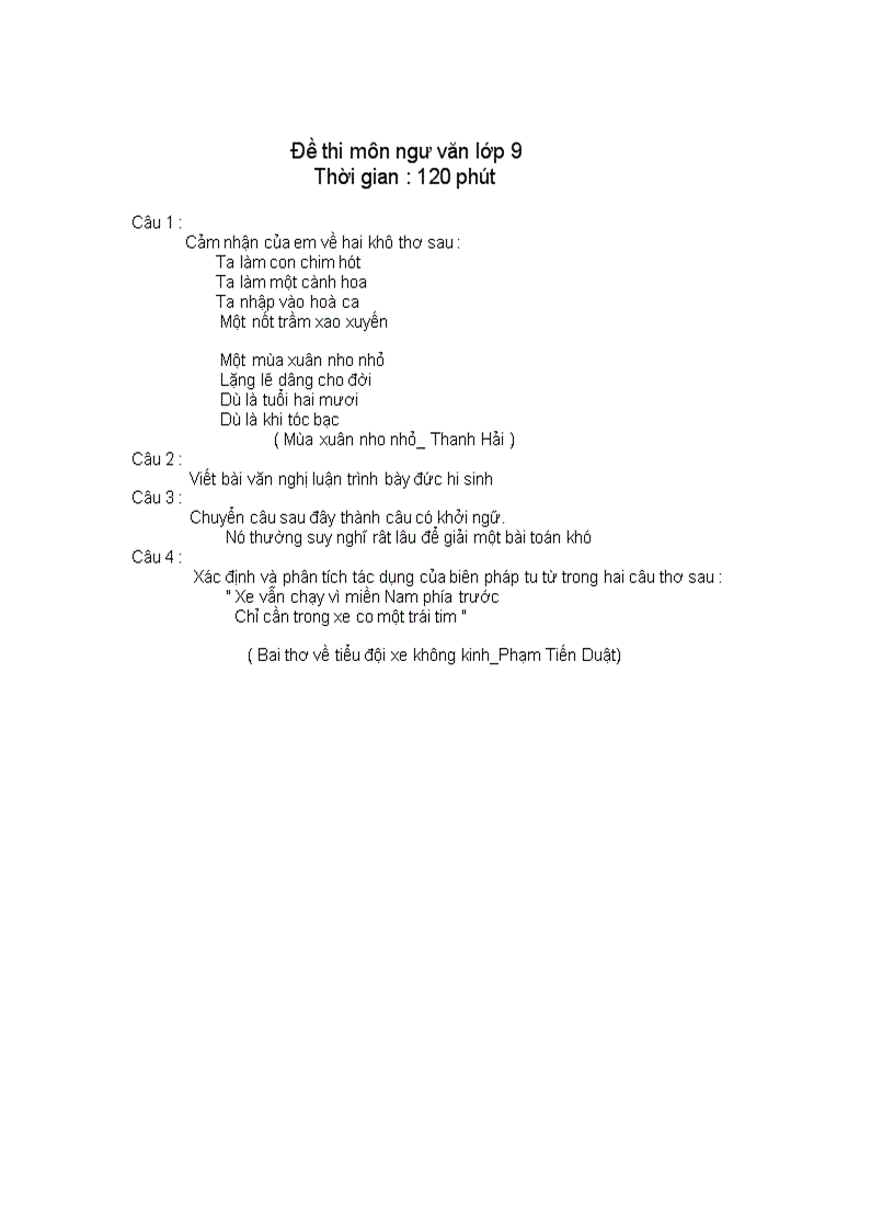 image for page Ngu Van 9 Thi Vao Lop 10