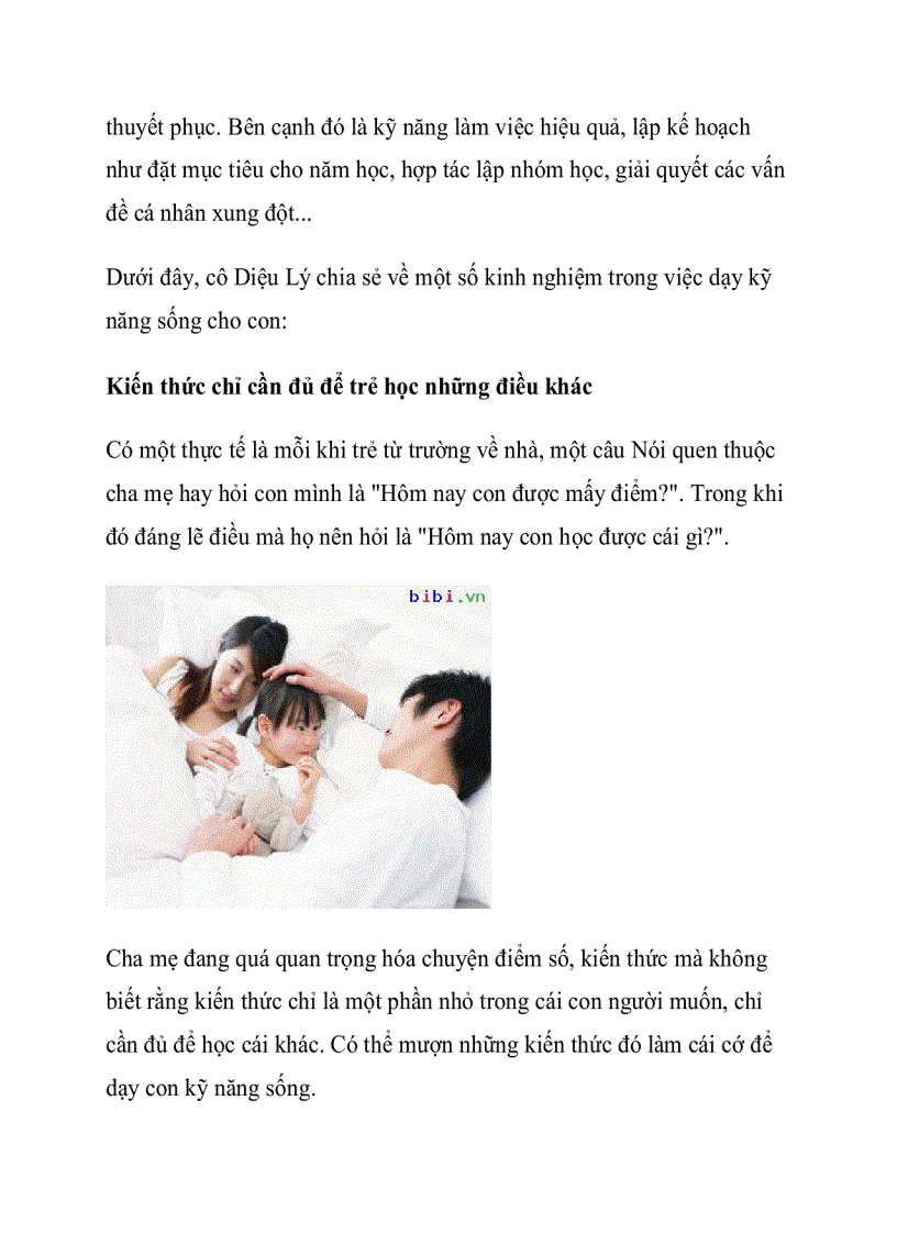 image for page Nguyên tắc vàng khi dạy con kỹ năng sống