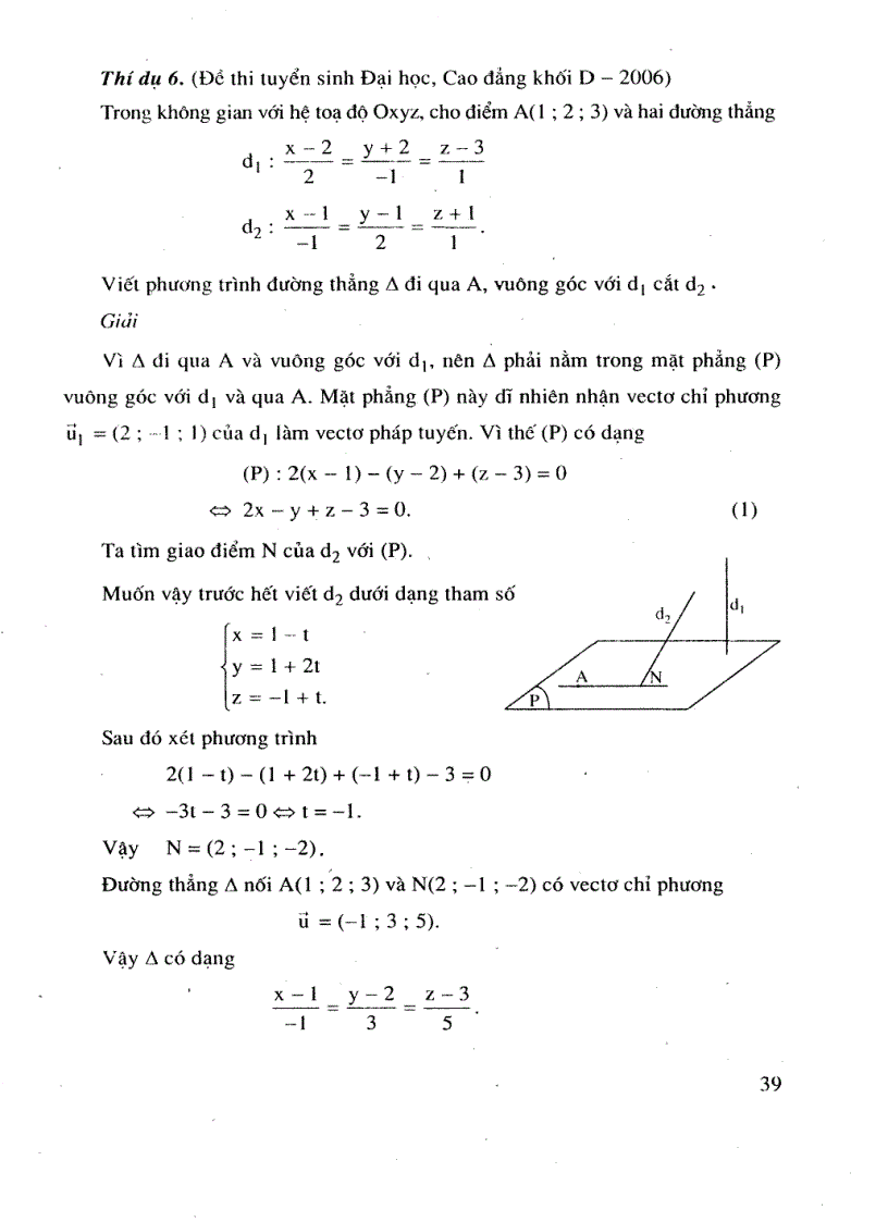 image for page Phương pháp toạ độ trong không gian