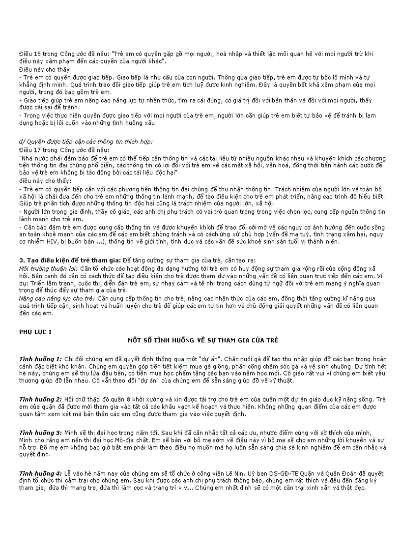 image for page QUYỀN ĐƯỢC THAM GIA CỦA TRẺ EM Lớp 9