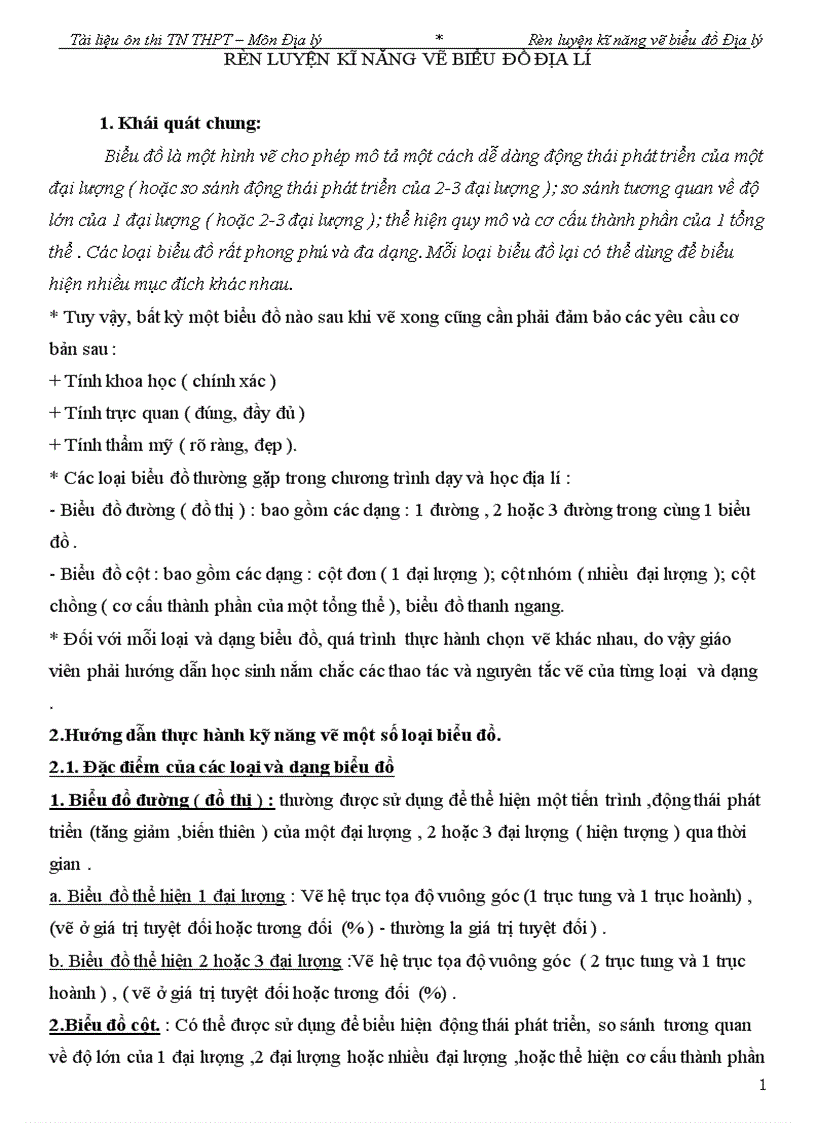 image for page Rèn kĩ năng vẽ biểu đồ địa lý