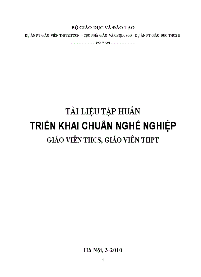 image for page Tài liệu chuẩn nghề nghiệp GV Trung học