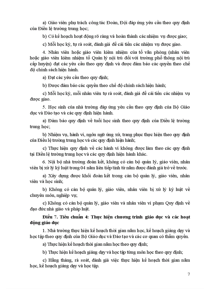 image for page Tiêu chuẩn đánh giá CLGD