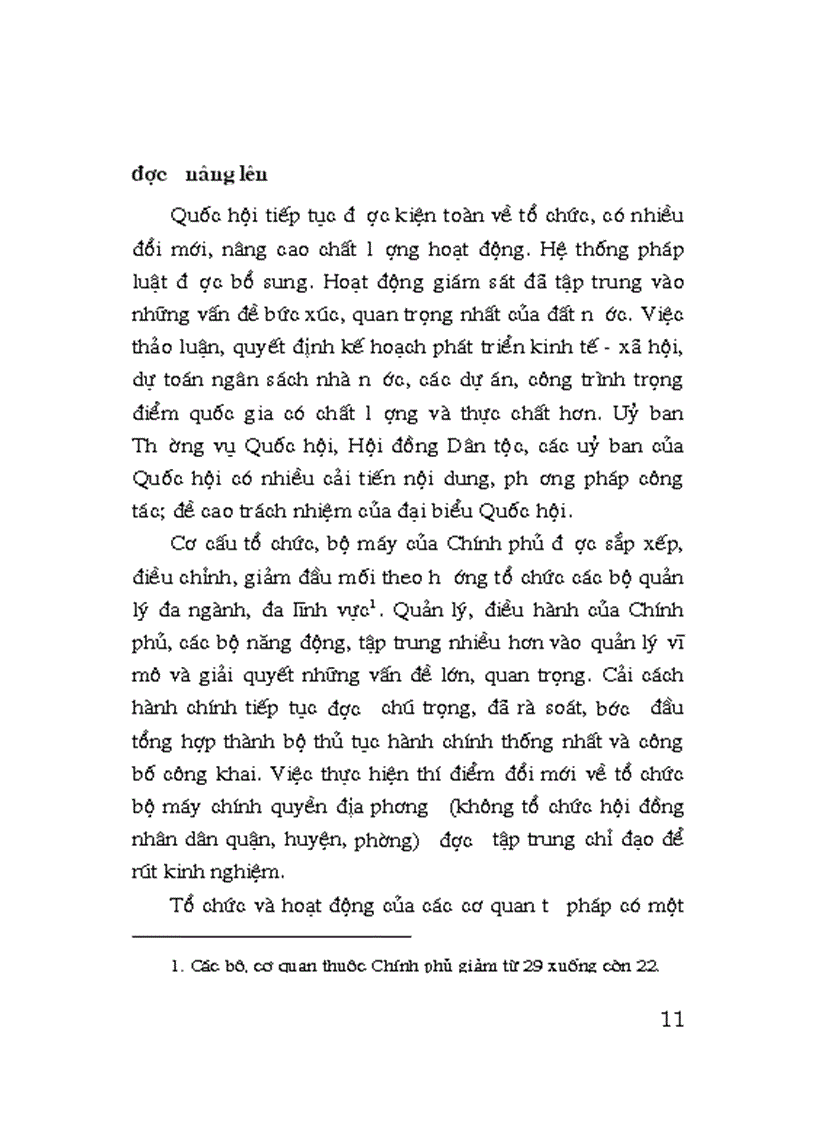 image for page Toan van bao cao chinh tri tai Dai hoi XI cua Dang