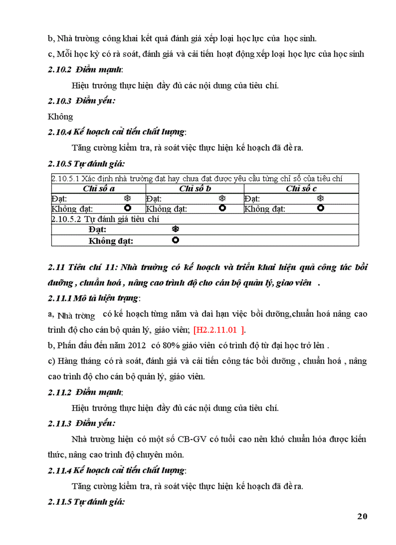 image for page Tu danh gia CLGD 2010 2011 THCS PaLong