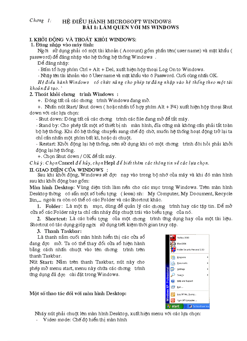 image for page Tự học tin học phần word