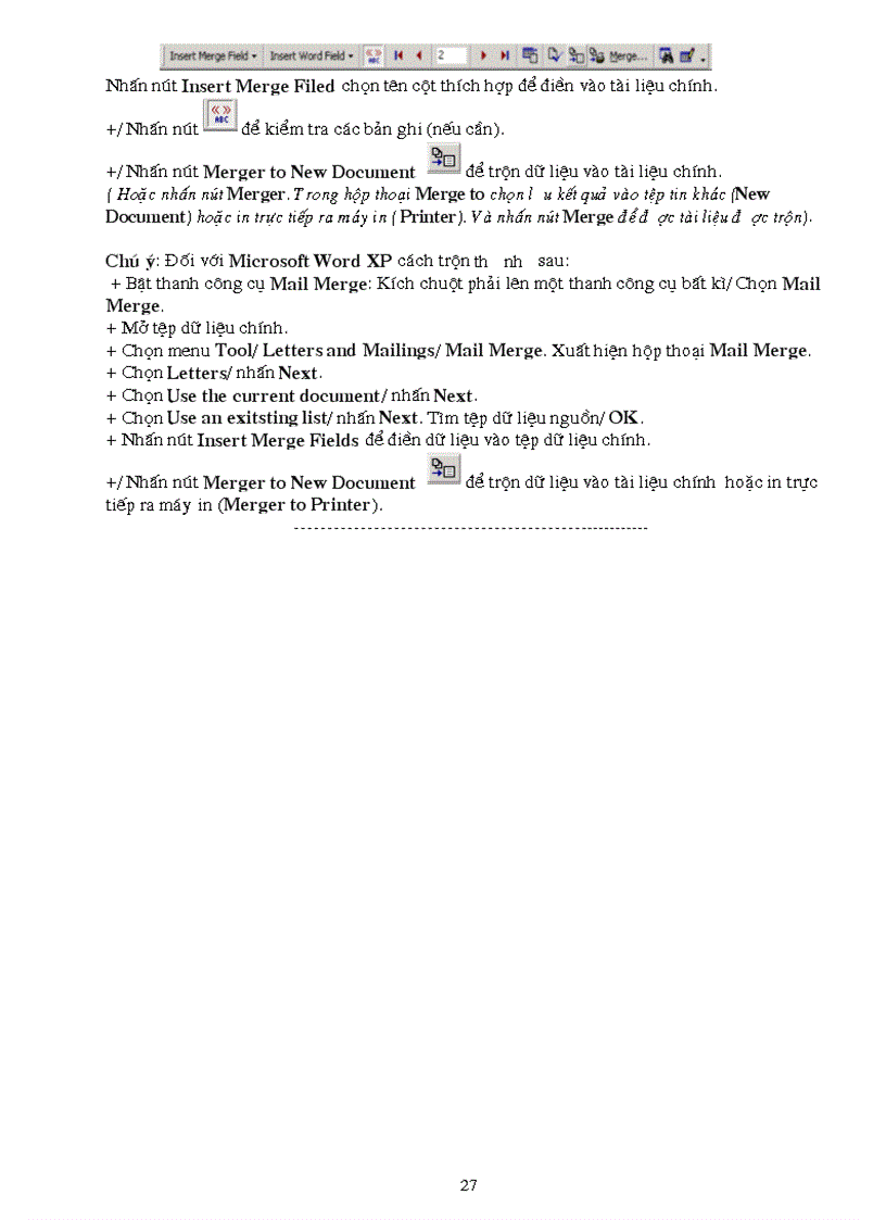 image for page Tự học tin học phần word