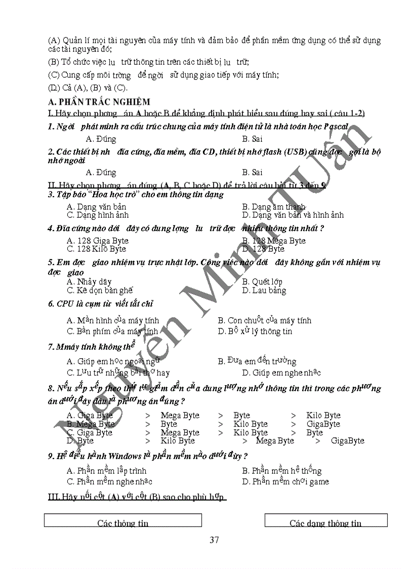 image for page Tuấn tin ga nghề tin học 9