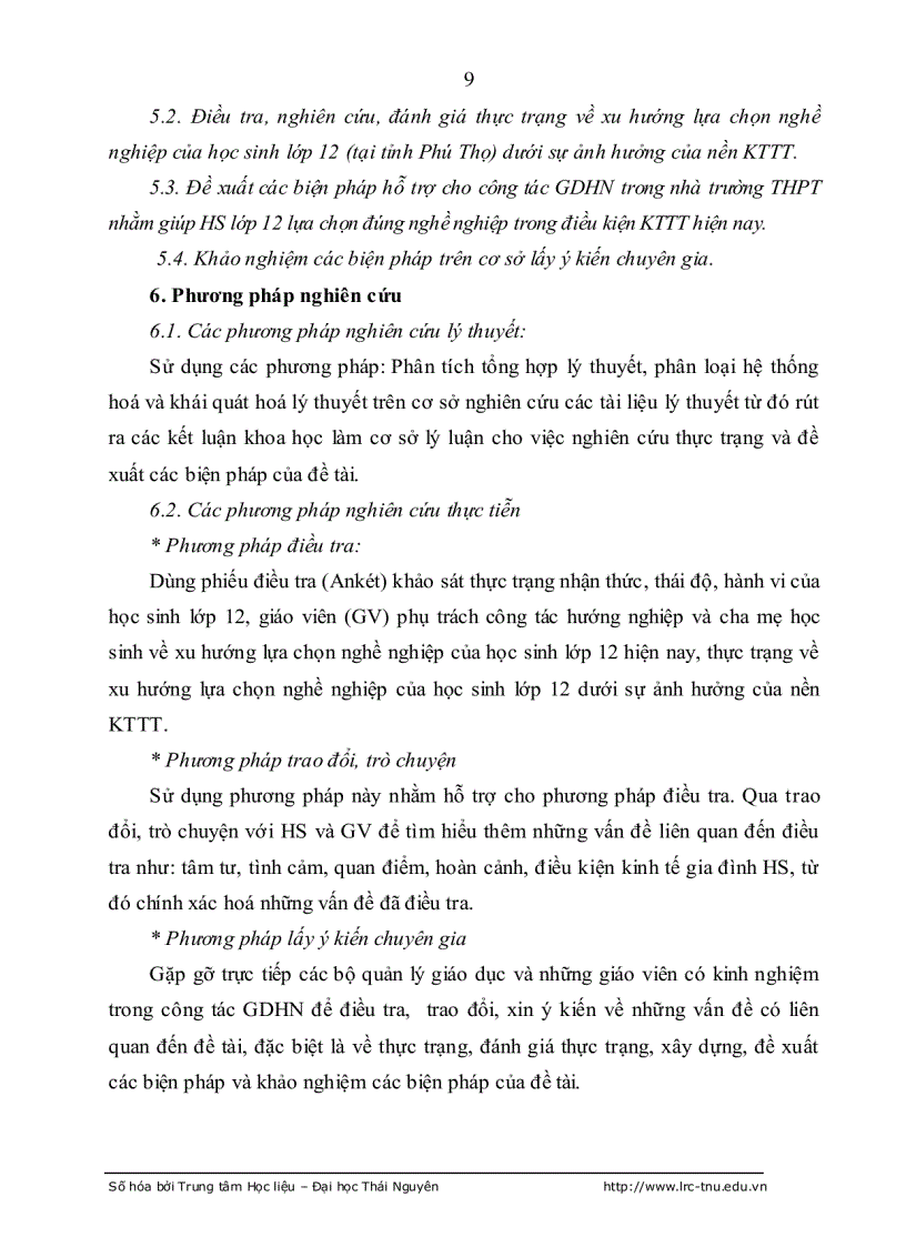 image for page Xu hướng lựa chọn nghề nghiệp của HS lớp 12 dưới ảnh hưởng của nền kinh tế thị trường
