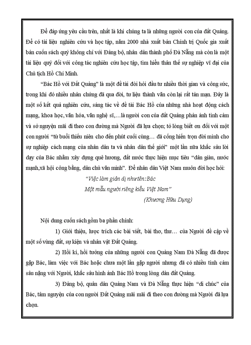 image for page Bác Hồ với đất Quảng