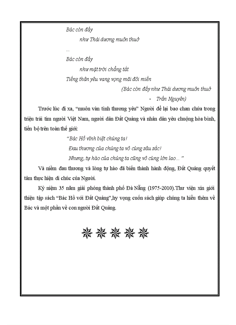 image for page Bác Hồ với đất Quảng