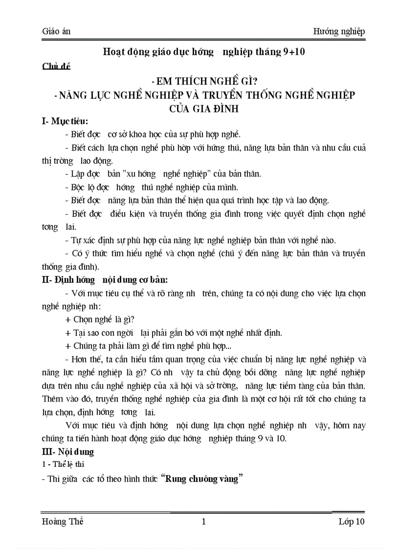 image for page Hướng nghiệp 10 trọn bộ