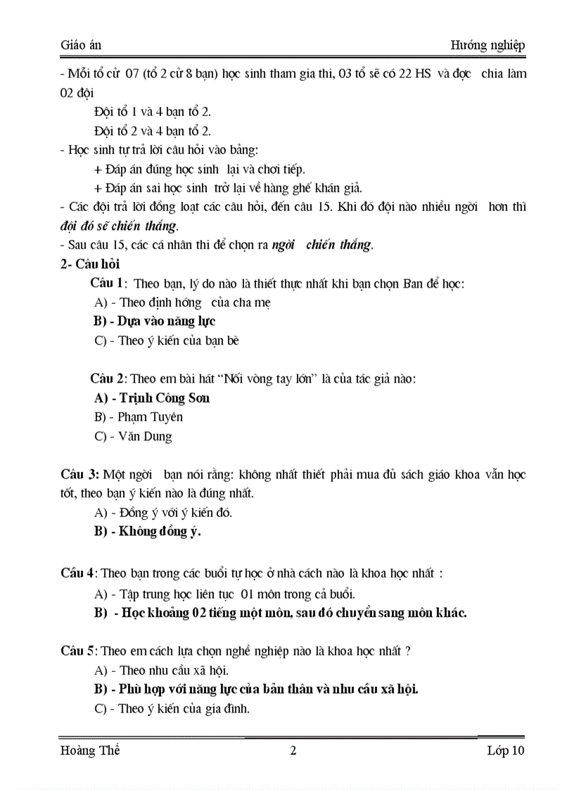 image for page Hướng nghiệp 10 trọn bộ