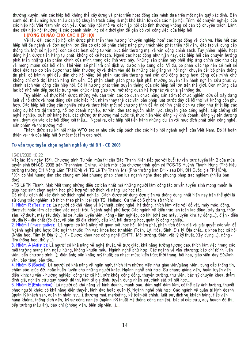 image for page Tim hieu cac nghanh nghe