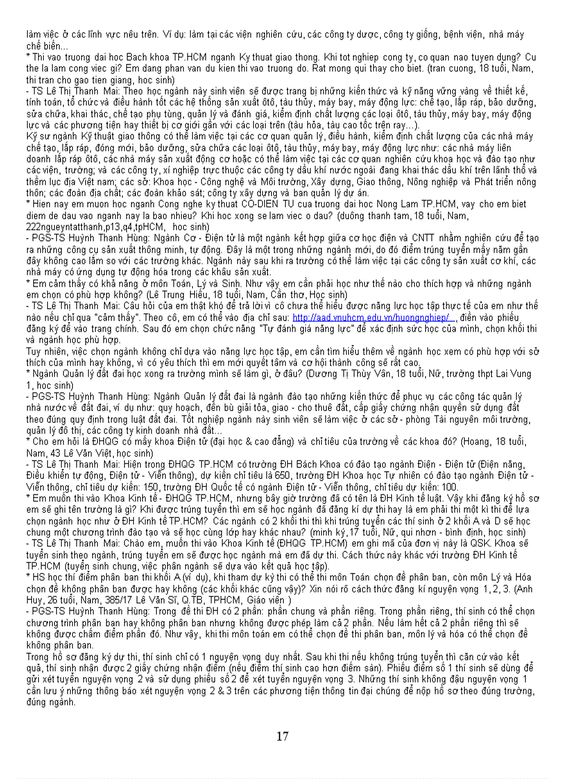 image for page Tim hieu cac nghanh nghe