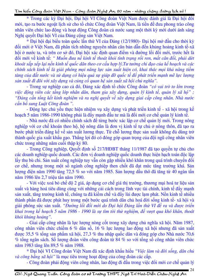 image for page Bai du thi tim hieu 80 nam cong doan vn nghe an nqt