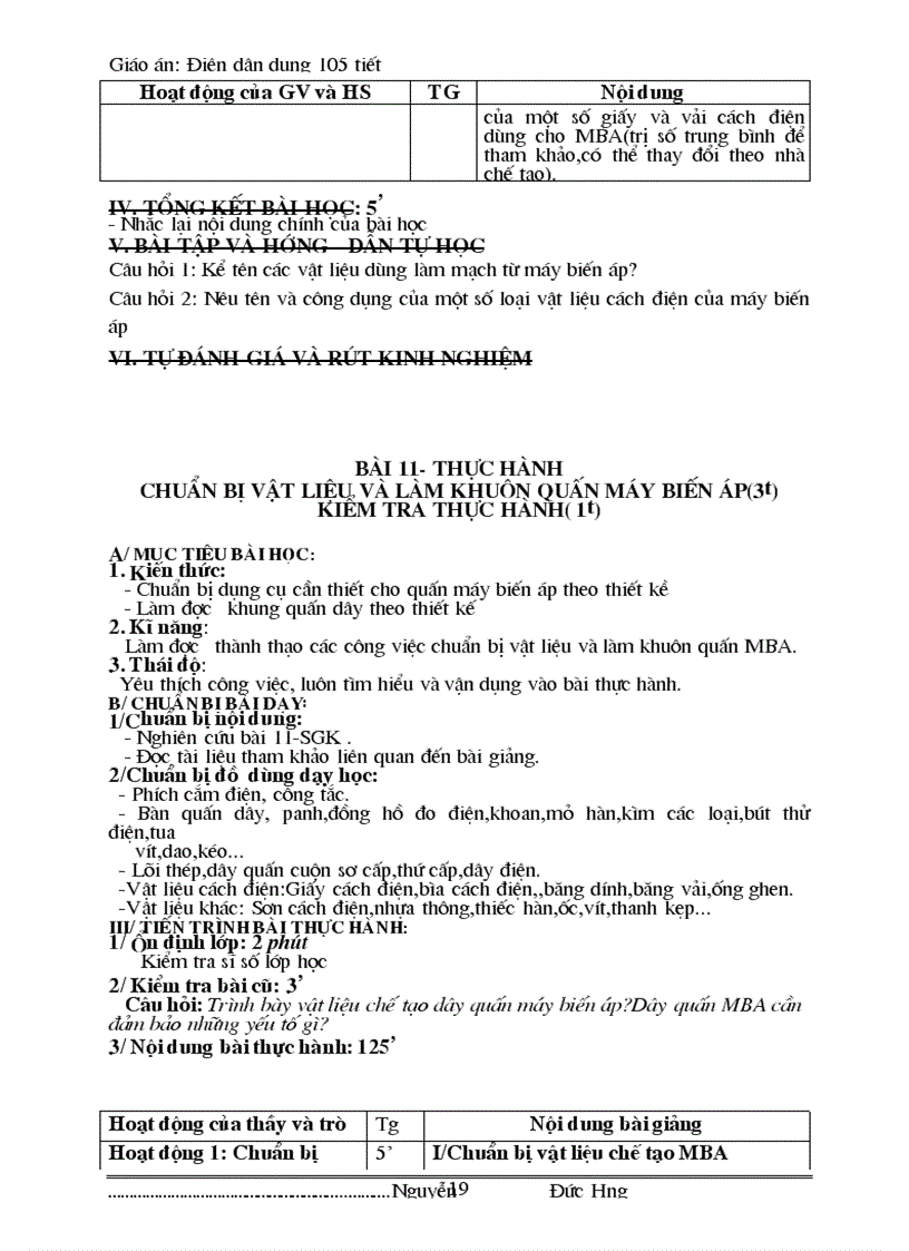 image for page Giáo án điện dân dụng 105 tiết