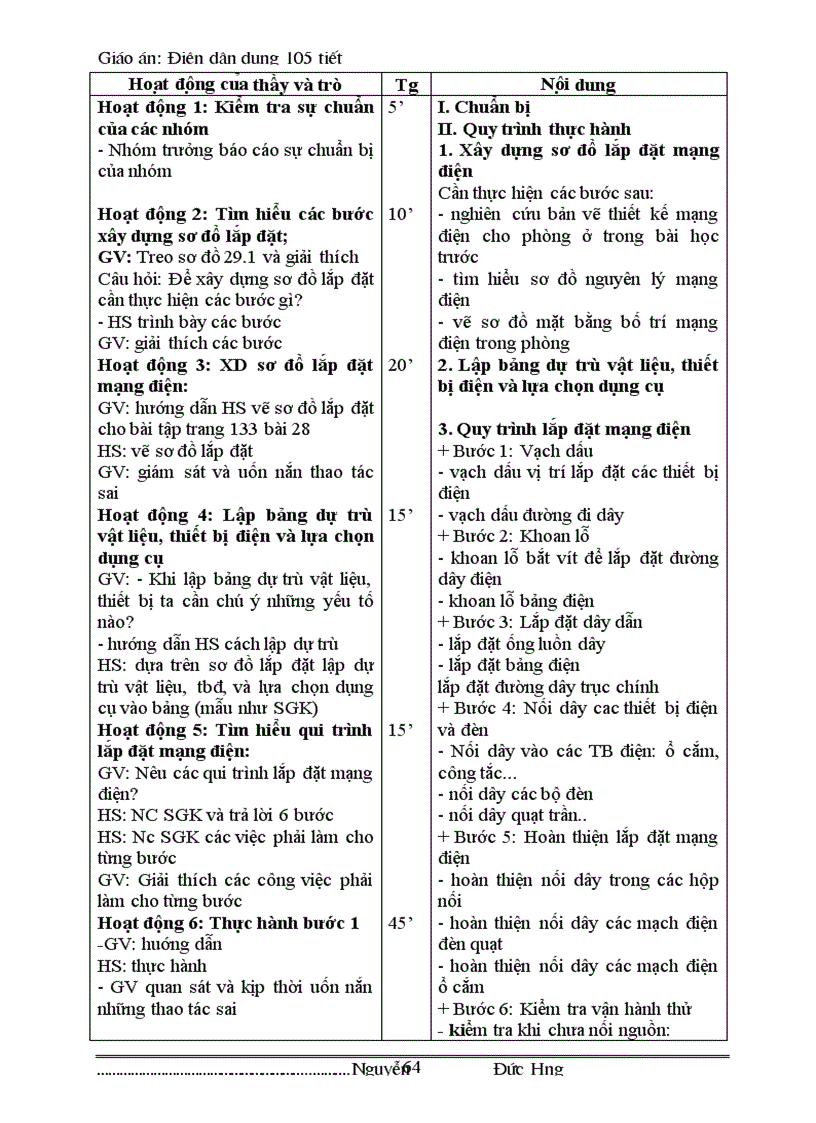 image for page Giáo án điện dân dụng 105 tiết