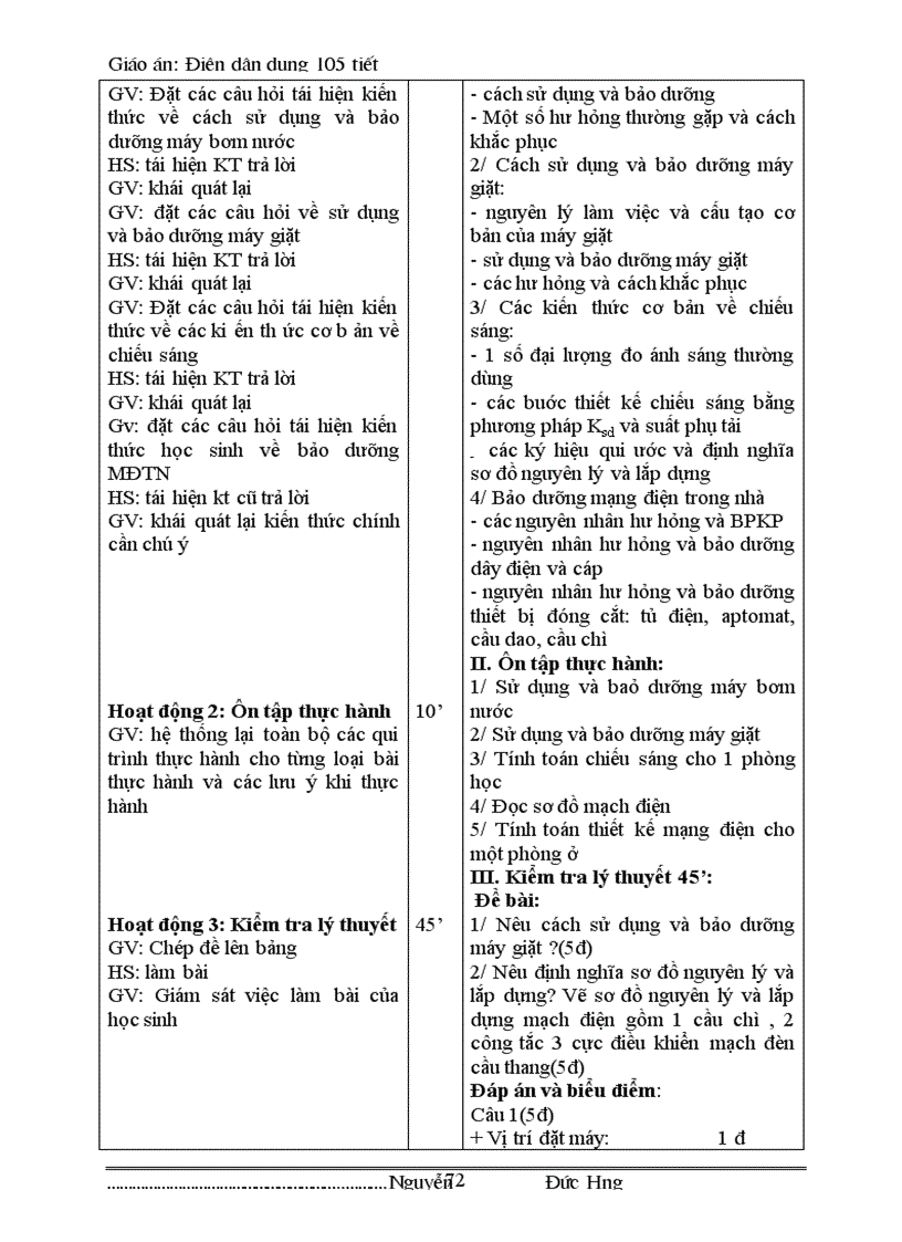 image for page Giáo án điện dân dụng 105 tiết