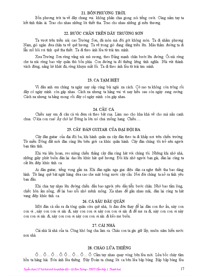 image for page 217 bài hát Đoàn Đội Sinh viên