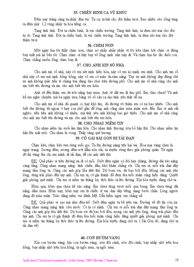 image for page 217 bài hát Đoàn Đội Sinh viên