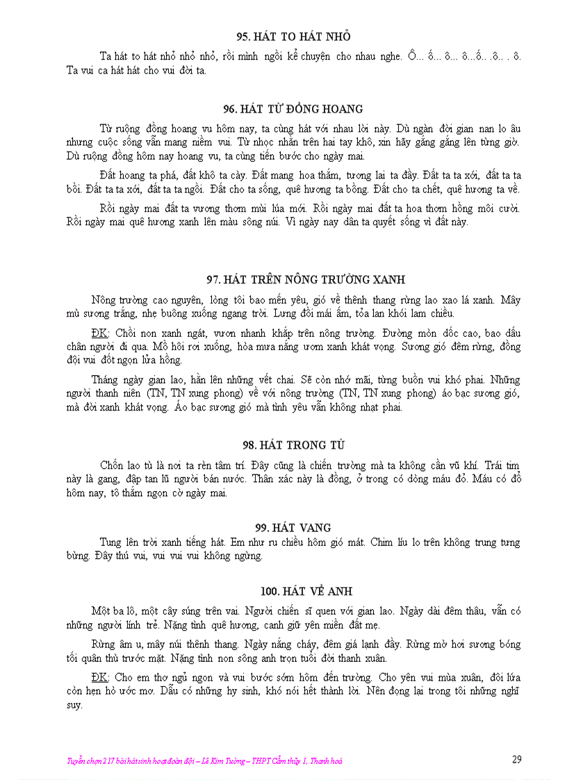 image for page 217 bài hát Đoàn Đội Sinh viên