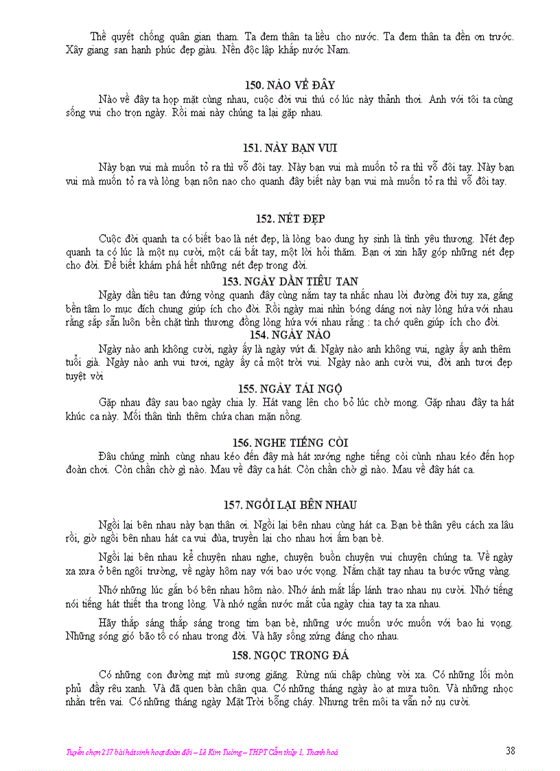 image for page 217 bài hát Đoàn Đội Sinh viên