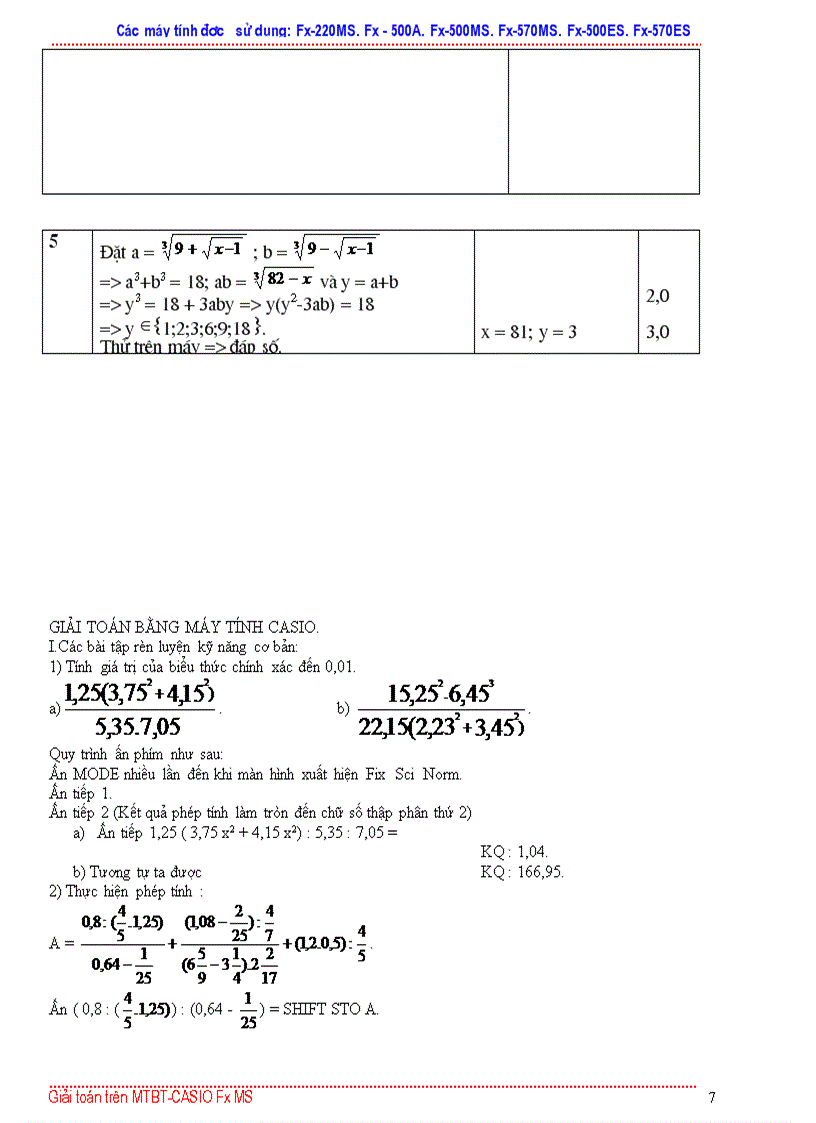 image for page 750 bài toán casio có đáp án