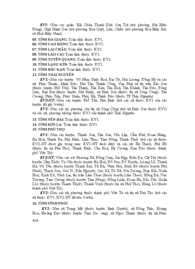 image for page Bảng phân chia khu vực 2011