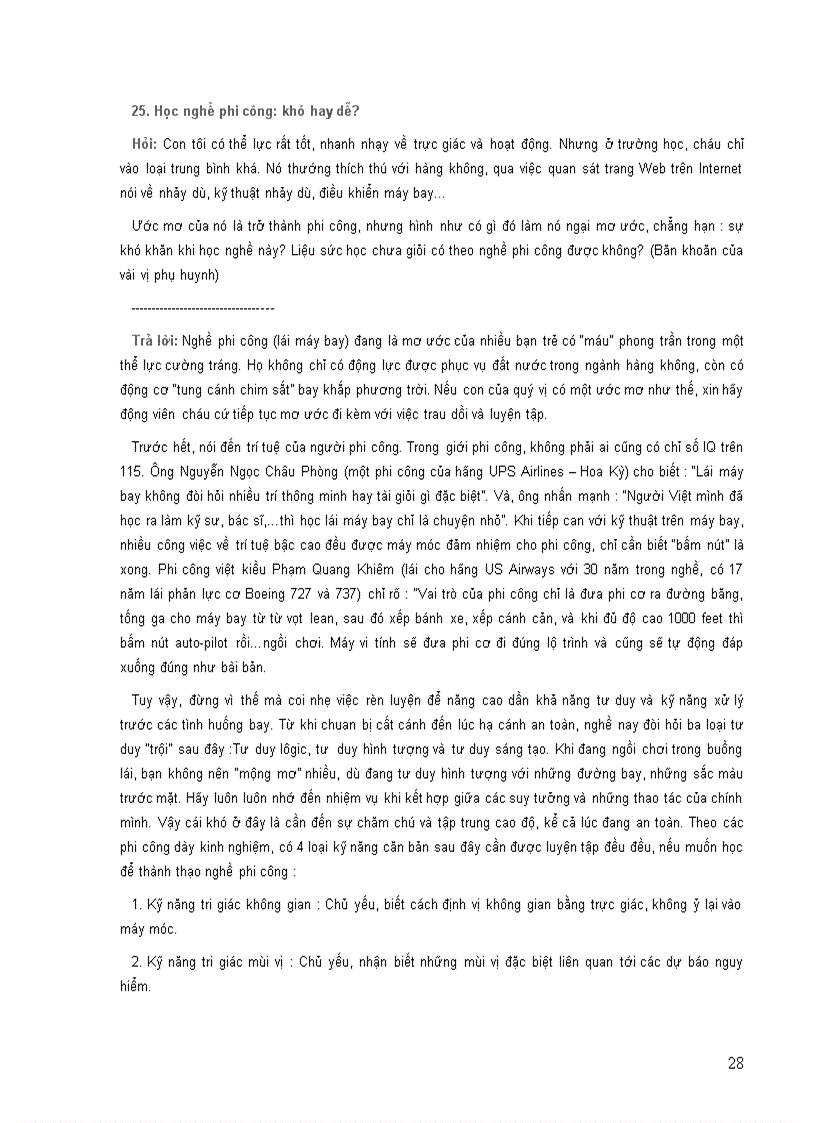 image for page Các câu hỏi về hướng nghiệp