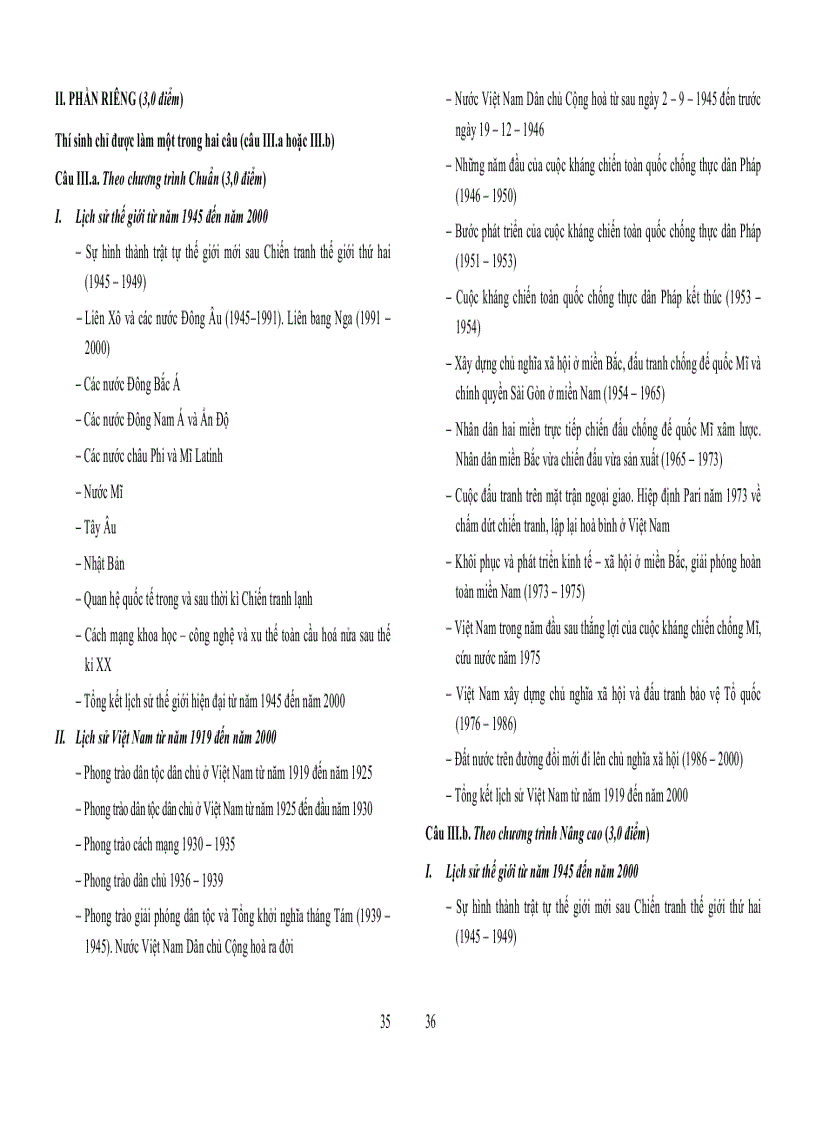 image for page Cấu trúc đề thi tốt nghiệp năm 2010