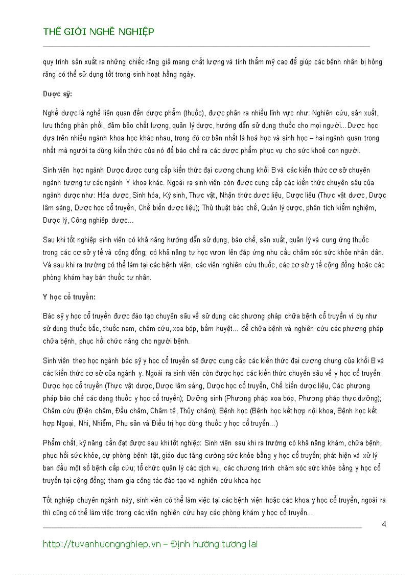 image for page Chọn nghề