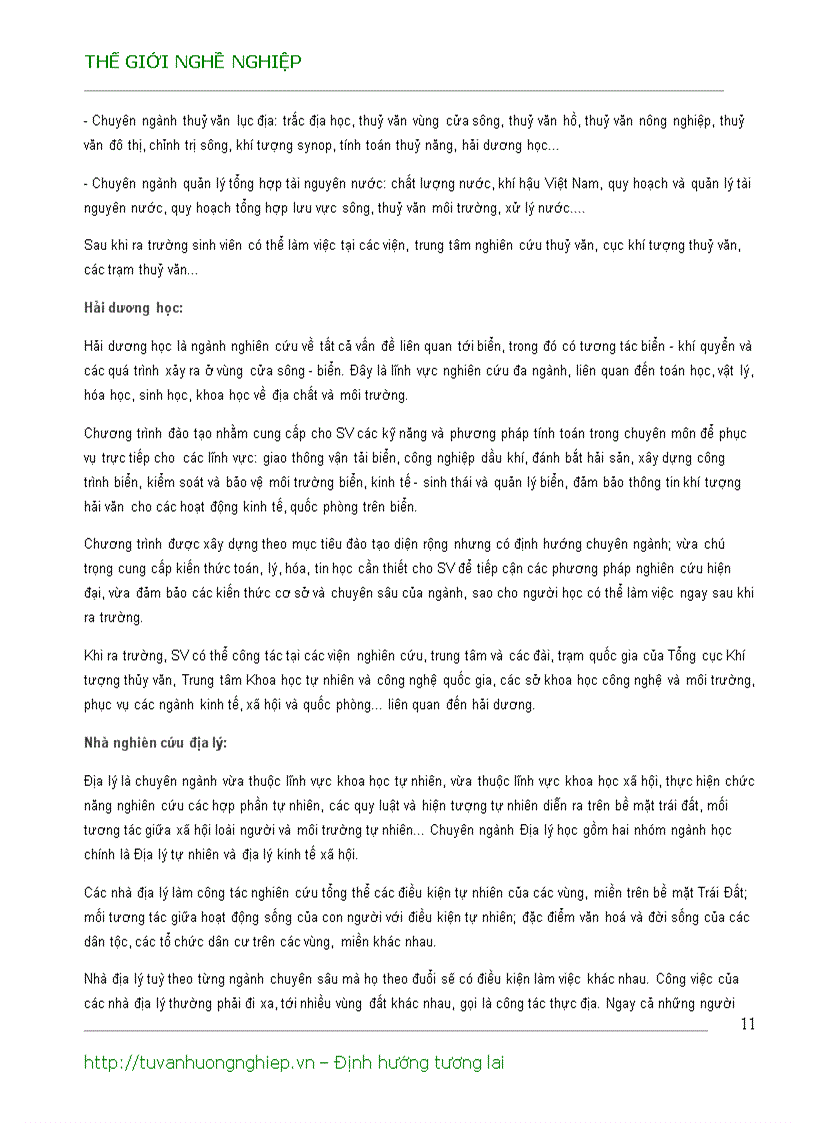 image for page Chọn nghề