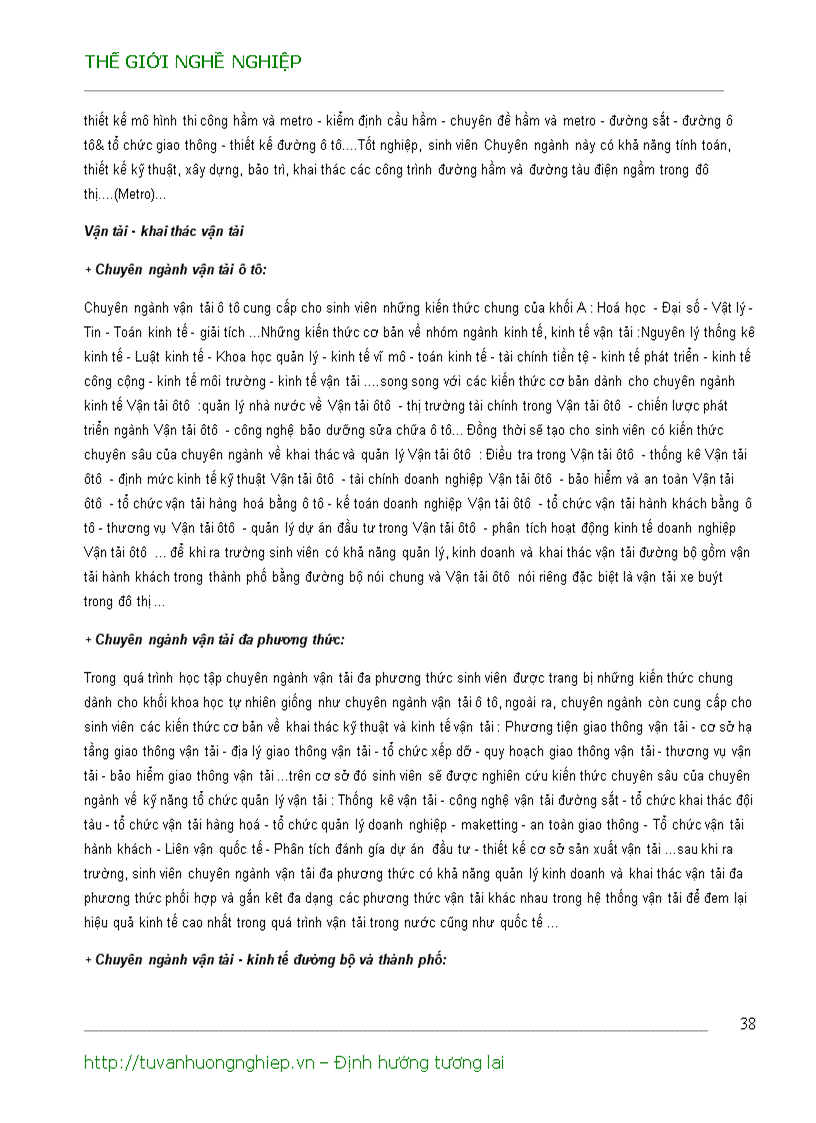 image for page Chọn nghề