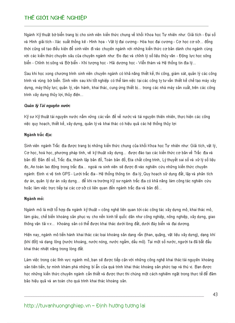 image for page Chọn nghề