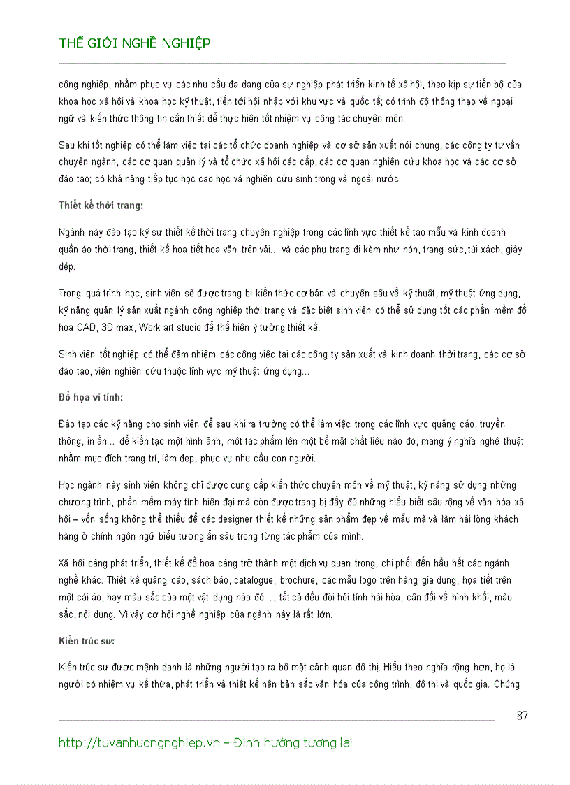 image for page Chọn nghề