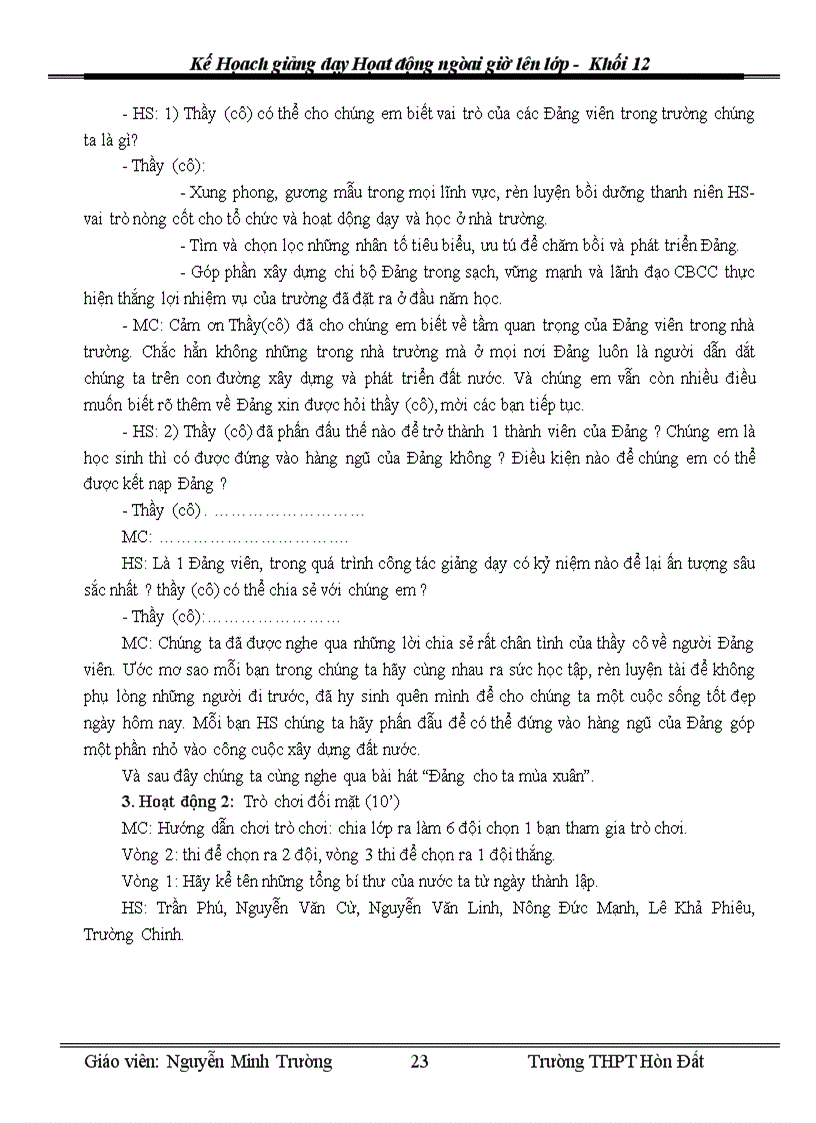 image for page Giao an HDNGLL K12