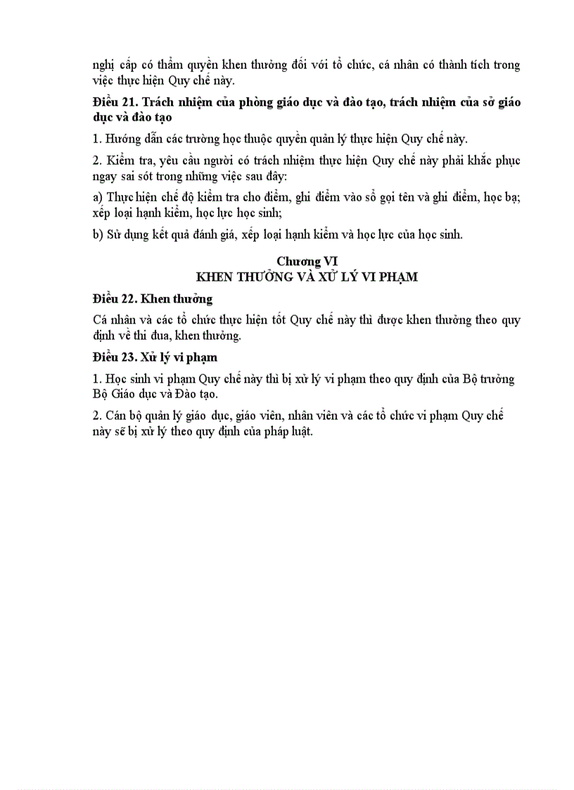 image for page Quy che 40 cua Bo giao duc v dao tao