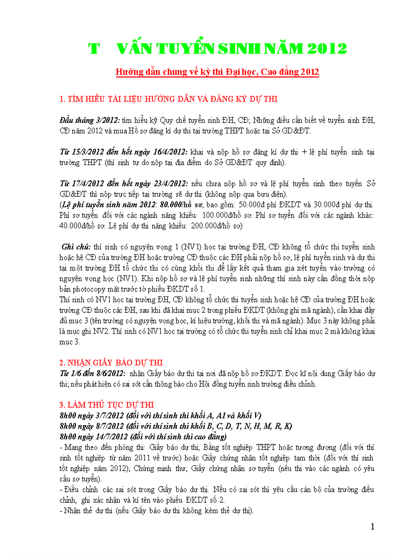 image for page Thong tin moi ve tuyen sinh dh cd nam 2012 15 2 nth