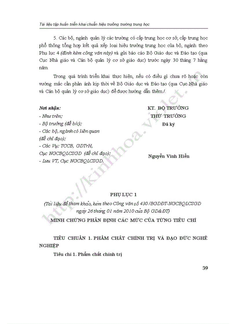 image for page TL tập huấn triển khai chuẩn hiệu trưởng