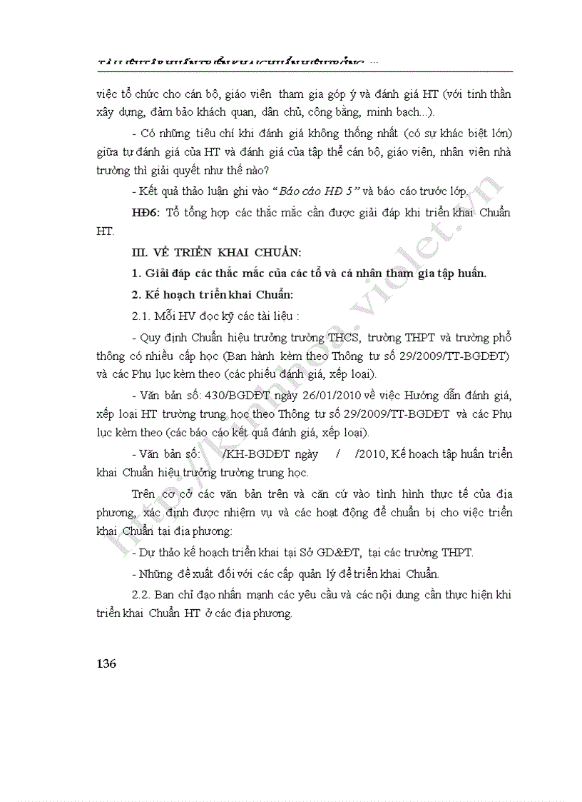 image for page TL tập huấn triển khai chuẩn hiệu trưởng