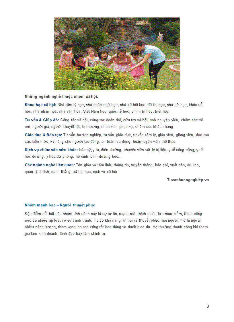 image for page Trắc nghiệm chọn nghề phù hợp JohnHolland